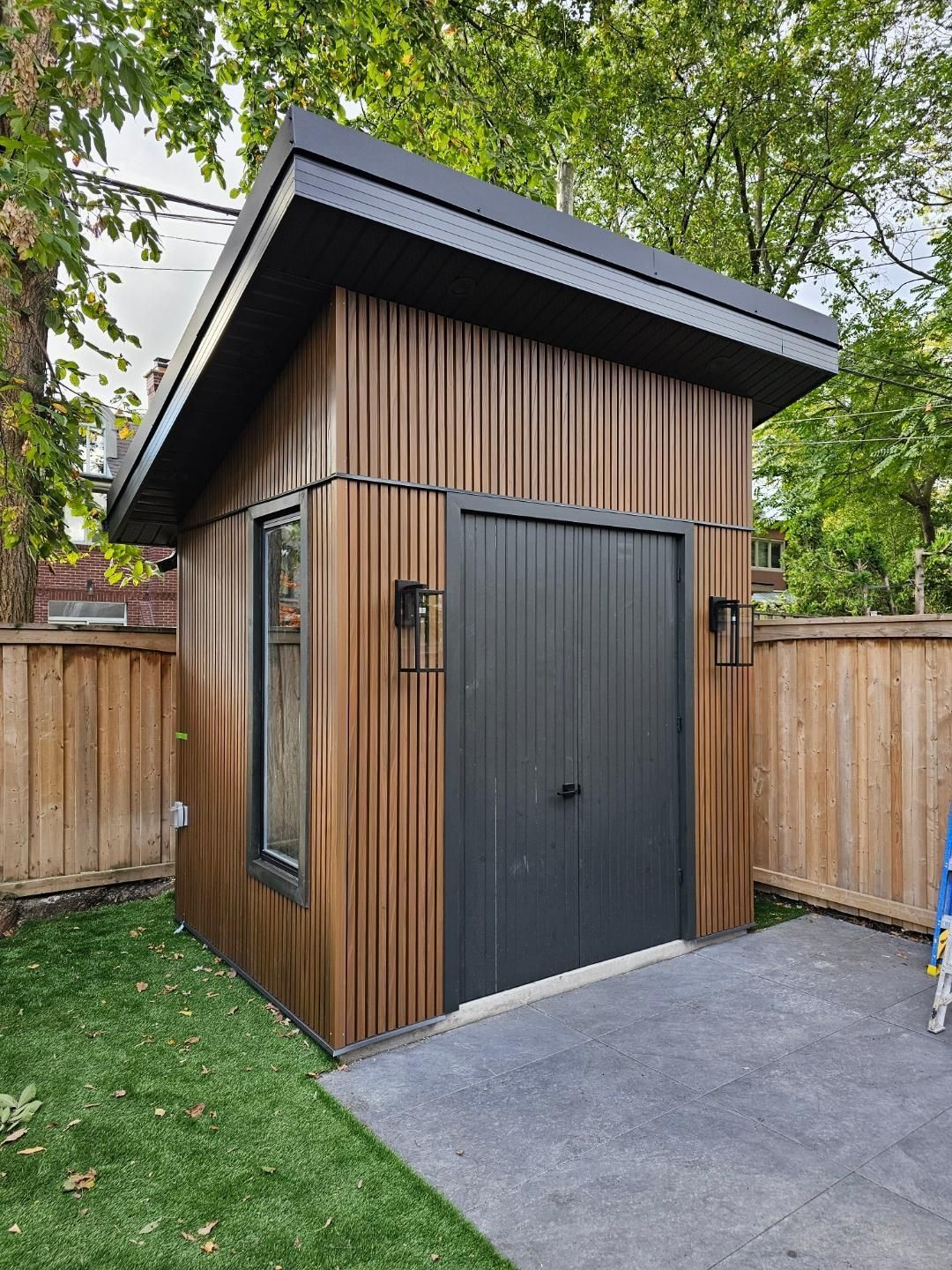 Abri de jardin en bardage Oak